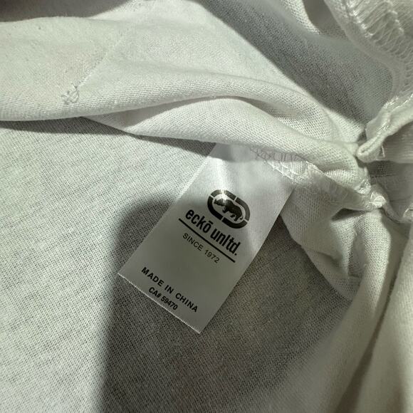 ecko unltd Short sleeve hoodie Mens Large - Picture 7 of 8